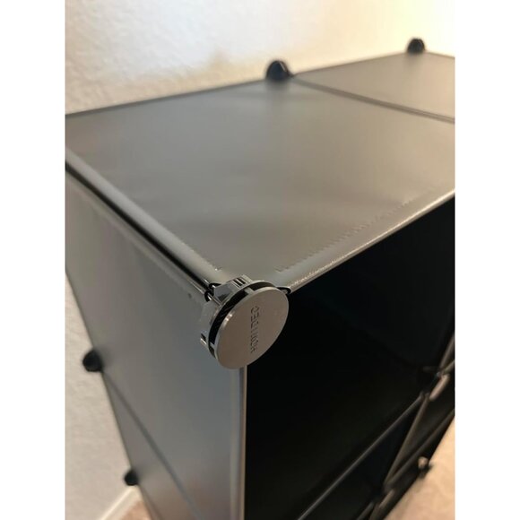 New 6-Cube Storage Organizer, Closet Cabinet Shelf Bookcase for Kids, Bedroom - Picture 8 of 13